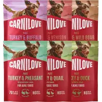 Carnilove Pouch Paté - Kalkun & Hjort med Jordbærblade - 12 x 300 g