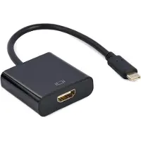 Gembird Cablexpert - Videoadapter - HDMI hun til USB-C han - 15 cm - sort - 4K60 Hz support