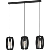 Eglo BAJAZZARA LANGBORD 3L E27 SORT