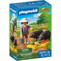 Playmobil - Farmer with Potbellied Pig