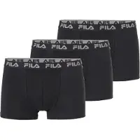 FILA Boksershorts gylden gul / sort / hvid
