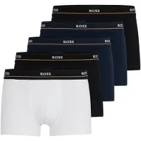 BOSS Boksershorts 'Essential' navy / koboltblåt / sort / hvid