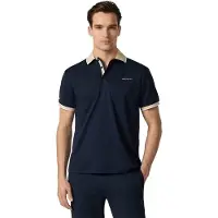 Hackett London Hackett Londontil mænd. HM5600190 Polo Hs Resort Placket marineblå (XXL), Casual, Bomuld, Korte ærmer