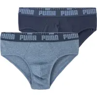 Puma Briefs (2-Pack) Men, Clothing, Light Blue Melange, 4