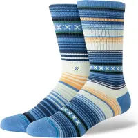 Stance - Sokker - Curren St Crew Capriblue til UnisexNylon - Størrelse 38-42 - Blå