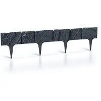 Prosperplast havekantsten 3,9 m GARDEN STONE antracit