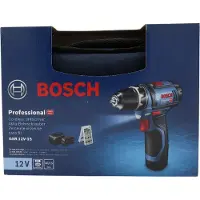 Bosch SKRUEMASKINE GSR12V-15 2X2AH 25XTB TASKE