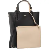 Lacoste Shopper 'Cabas/shopping réversible Noir Krema' sort