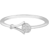 Diamant Exquis Ring sølv