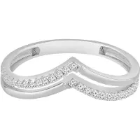 Diamant Exquis Ring sølv