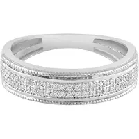 Diamant Exquis Ring sølv