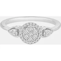 Diamant Exquis Ring sølv