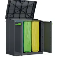 Keter sorteringskurv - Compact Store, 3x 110 L (R85999)