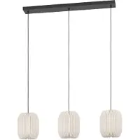 Eglo BELGRAVE LANGBORD L880 3XE27 SORT/HVID FSC