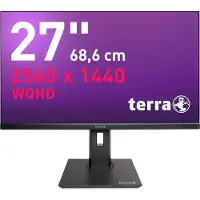 Terra LCD/LED 2772W PV - LED-skærm - 27 - 2560 x 1440 WQHD @ 75 Hz - IPS - 300 cd/m² - 5 ms - HDMI, DisplayPort, USB-C - højtalere - mat sort