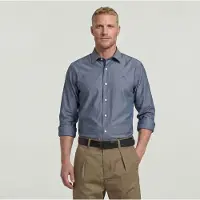 G-Star The Hendrik Slim Fit Skjorte Med Lange ærmer