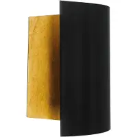 Eglo FALICETTO VÆG E27 H250 SORT/GULD