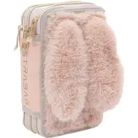 Astra penalhus tredobbelt med lynlås Astrabag Fluffy Bunny