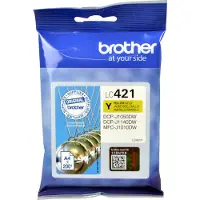 Brother Blækpatron gul, 200 sider LC421Y Modsvarer: N/A