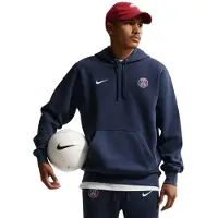 Nike Paris Saint-Germain Hættetrøje NSW Club - Navy/Hvid - , størrelse Medium