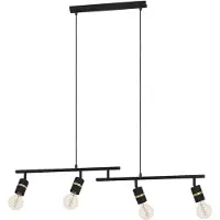 Eglo LURONE PENDEL 4XE27 L1000 SORT