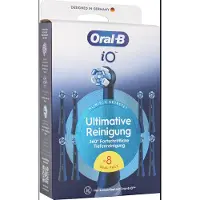 Braun iO Ultimate Cleaning 8-pack - Svart / Børstehoveder til iO / Udskiftningshoveder