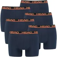 Head Boksershorts mørkeblå / orange