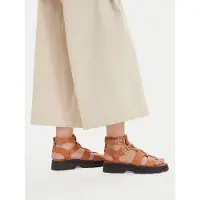 Clarks Dame Orinoco 3 Cove Sandaler Tan Leather