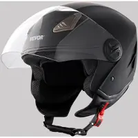Vevor Motorcykelhjelm, 3/4-ansigt, Smart Street ABS og Hjelm med høj densitet med Bluetooth-kommunikation og udskiftelige linser, DOT-godkendt komfortabel motocrosshjelm, egnet til unge og voksne