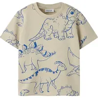 Name it T-shirt - Sweat - NmmHino - Peyote - - 2 år (92) - T-Shirt