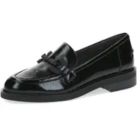 Caprice Slipper, black, made of Leather with Block heel, Size 41