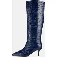 L37 HANDMADE SHOES Boots 'SOMEBODY TOLD ME' blå