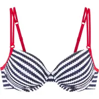 s.Oliver Bikinioverdel navy / hvid