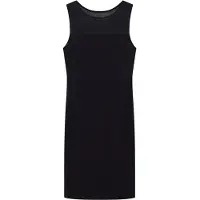 Armani Exchange A|X Armani Exchangetil kvinder. XW000943AF13729UC001 Tætsiddende sort kjole (XS), Casual, Uden ærmer/stropper