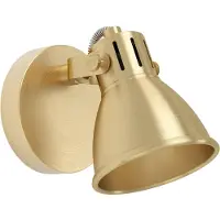 Eglo SERAS spot, børstet stål/guld