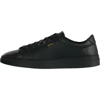 BOSS BOSStil mænd. 50552853 Kieran Tenn sorte lædersneakers (40), Fast, Blonder, Casual