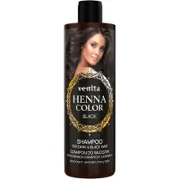 Venita Henna Color Shampoo til mørkt og sort hår - Sort 300ml