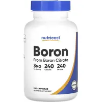Nutricost , Bor, 3 mg, 240 Kapsler