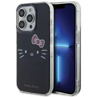 Hello Kitty IML Kitty Face-etui til iPhone 14 Pro - sort