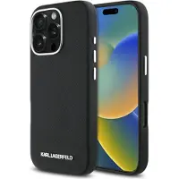 Karl Lagerfeld MagSafe sort iPhone 16 Pro Max cover