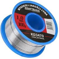 KRAFT&DELE Loddetin 1 mm med harpiks |