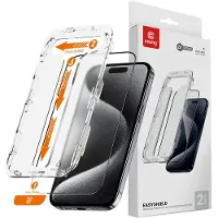 Crong EasyShield 2-pak - Hærdet Glas iPhone 15 Pro Max (2 stk.)
