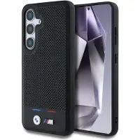 BMW Samsung Galaxy S25 Læder MagSafe Etui Sort