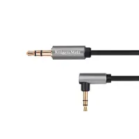 Krüger&Matz Kabel 3.5 mm jack han-han vinklet 1 m Kruger&Matz