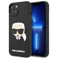 Karl Lagerfeld KLHCP14MKH3DBK iPhone 14 Plus 6.7" sort/sort hardcase 3D Rubber Karl's Head
