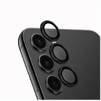 Uniq Samsung Galaxy S24 Plus Kameralinseglas med Applikator Sort