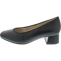 Caprice Pumps, black, made of Leather with Block heel, Size 39