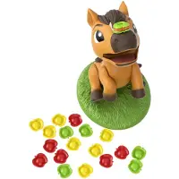 Mattel Games Spirit STACKIN Apples Kids Game Godbidder-stabling-udfordring med Hungry Horse for 2 3 eller 4 spillere fra 5 ?r og opefter