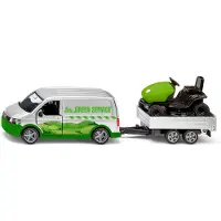 Siku 1:50 VW T6 med græsslåmaskine