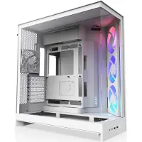 NZXT H9 Flow RGB (2025) - All White - Kabinet - Miditower - Hvid